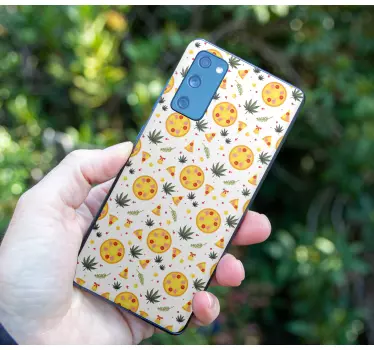 Adesivo samsung delizia di pizza filante - TenStickers