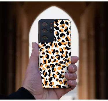 Adesivo samsung design a stampa leopardo - TenStickers