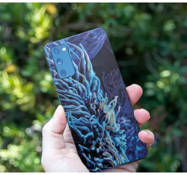 Adesivo samsung design corallo vibrante - TenStickers