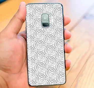 Adesivo Samsung dettaglio del motivo floreale - TenStickers