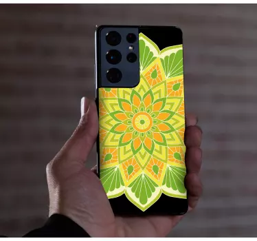 Adesivo samsung elemento mandala floreale - TenStickers