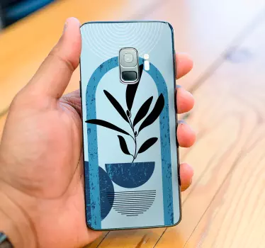 Adesivo Samsung esposizione di piante minimalista - TenStickers