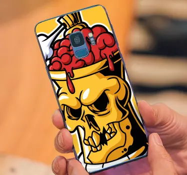 Adesivo Samsung gelato al teschio - TenStickers
