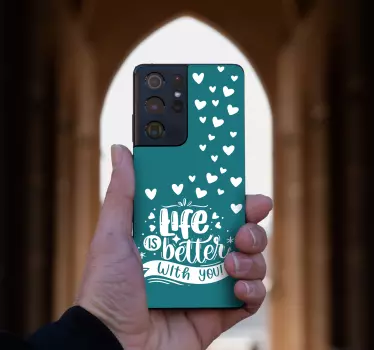 Adesivo samsung vita con te - TenStickers