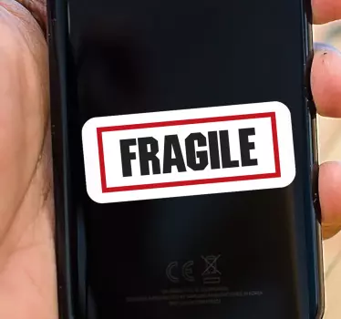 Adesivo samsung messaggio di avviso - TenStickers