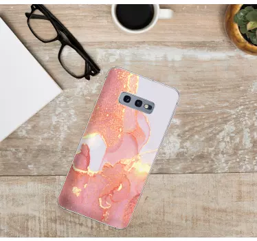 Adesivo samsung miscela rosa dorata - TenStickers