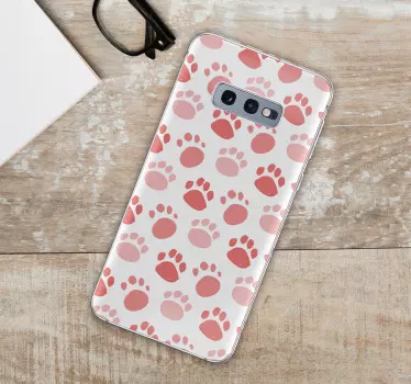 Adesivo Samsung modello di impronta di zampa - TenStickers