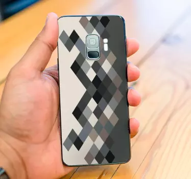 Adesivo Samsung motivo a rombi - TenStickers