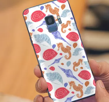 Adesivo samsung motivo cavalluccio marino - TenStickers