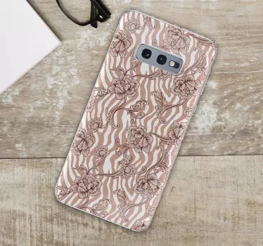Adesivo Samsung motivo floreale - TenStickers