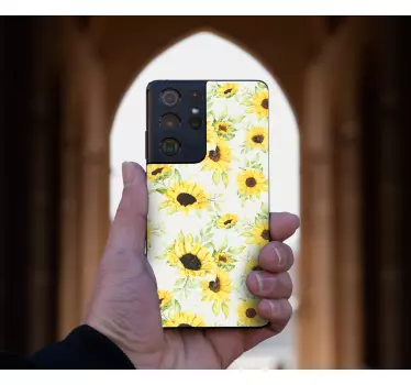 Adesivo Samsung motivo girasole - TenStickers