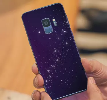 Adesivo samsung motivo luccicante cosmico - TenStickers