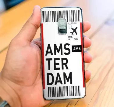Adesivo samsung passaporto di amsterdam - TenStickers