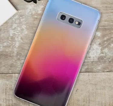 Adesivo samsung sfondo a colori gradienti - TenStickers