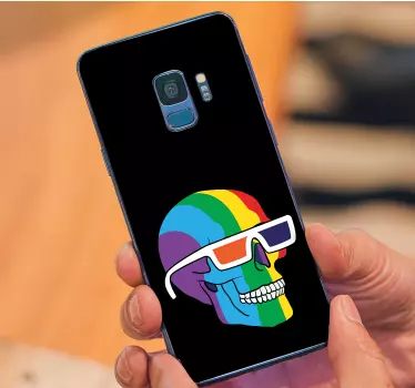 Adesivo samsung teschi arcobaleno - TenStickers