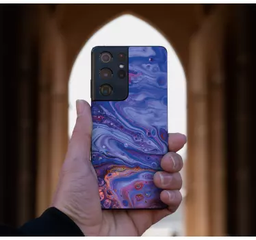 Adesivo samsung vortice di colori vividi - TenStickers