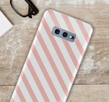 Adesivo telefono a righe - TenStickers