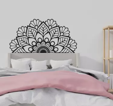 Adesivo testata letto Testiera mandala - TenStickers