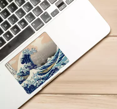 Adesivo per pc touchpad onda kanagawa - TenStickers