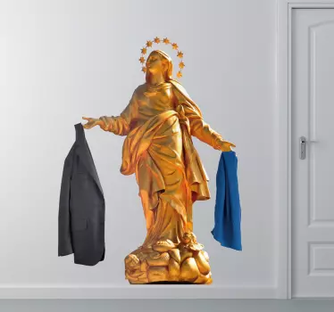 Appendiabiti adesivo Madonnina - TenStickers