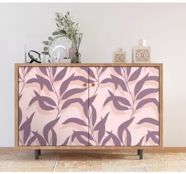 Carta adesiva per mobili concetto foglia elegante - TenStickers