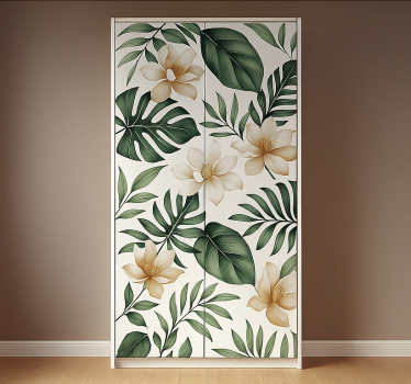 Carta adesiva per mobili motivo di fiori di loto - TenStickers