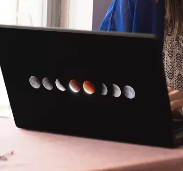 Adesivo per pc portatile eclissi - TenStickers