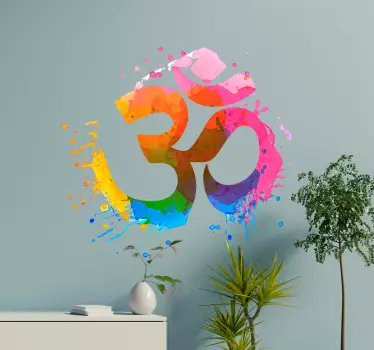 Adesivo da parete simbolo Om yoga - TenStickers