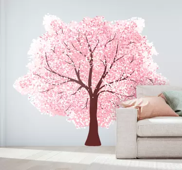 Decorazione della parete del salone della ciliegia - TenStickers