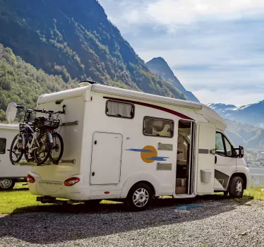Adesivo camper design sole - TenStickers
