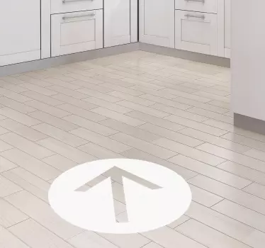 Adesivo con freccia segnaletica - TenStickers