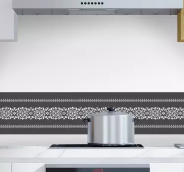 Greca adesiva design elegante delle piastrelle - TenStickers