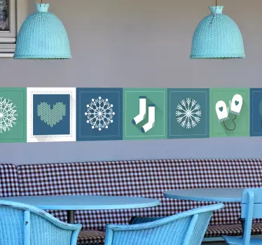 Greca adesiva inverno - TenStickers
