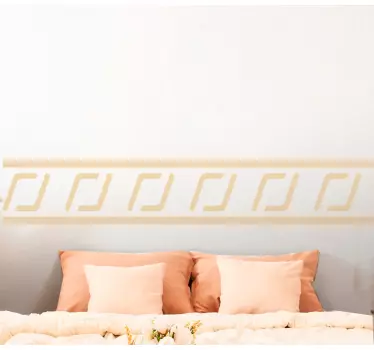 Greca adesiva motivo lineare elegante - TenStickers