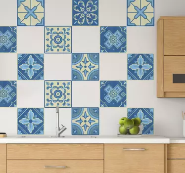 Greca adesiva per pareti piastrelle per cucina - TenStickers
