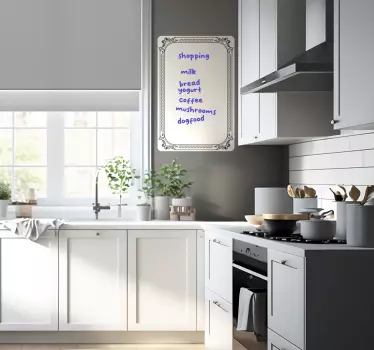 Lavagna adesiva colore bianco - TenStickers
