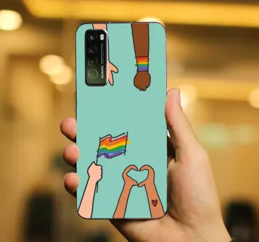 Adesivo Huawei unità e orgoglio - TenStickers
