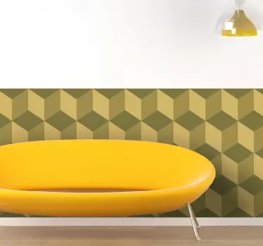 Pellicola 3D effetto cubi - TenStickers