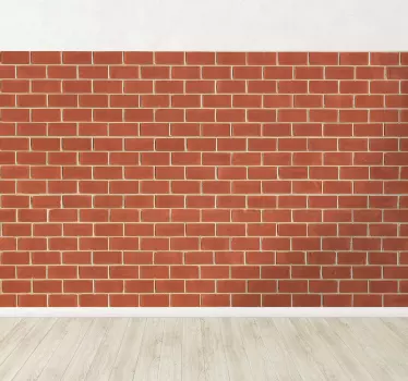 Pellicola adesiva muro a mattoni - TenStickers