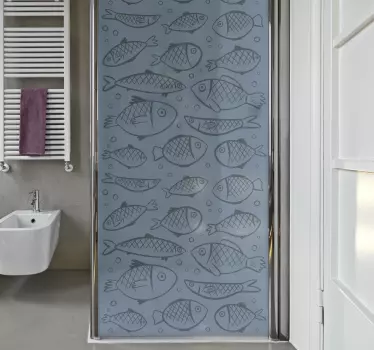 Pellicola adesiva pesci in acqua - TenStickers