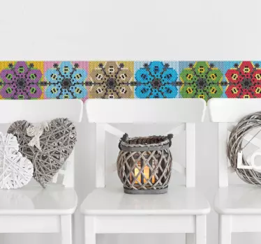 Greca adesiva greca mandala - TenStickers