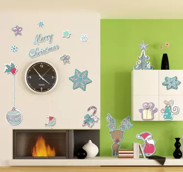 Set stickers Natale - TenStickers