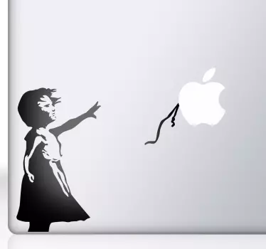 Skin adesiva Bansky palloncino cuore - TenStickers