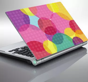 Skin adesiva cerchi di colore - TenStickers