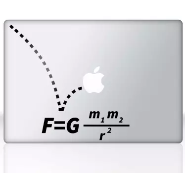 Adesivo per pc formula gravita - TenStickers