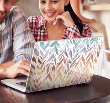 Adesivo per pc portatile ottobre - TenStickers