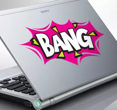 Skin adesiva pc bang comic - TenStickers