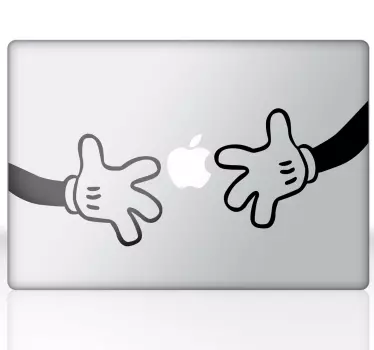 Skin adesiva portatile mani Topolino - TenStickers