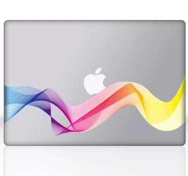 Skin adesiva portatile onda arcobaleno - TenStickers