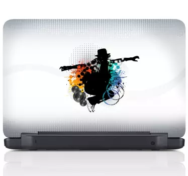 Skin adesiva portatile street dance - TenStickers